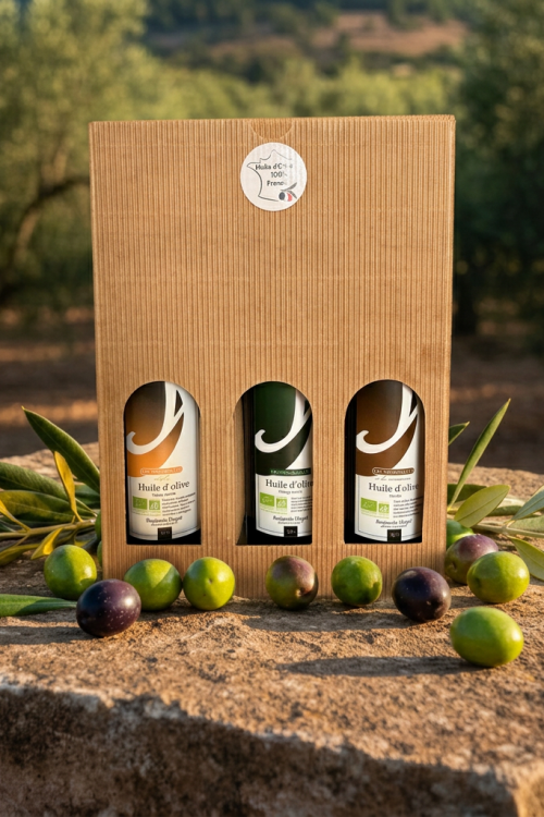 Coffrets 0,25cl Les Productions Flayol - Huile d'olive
