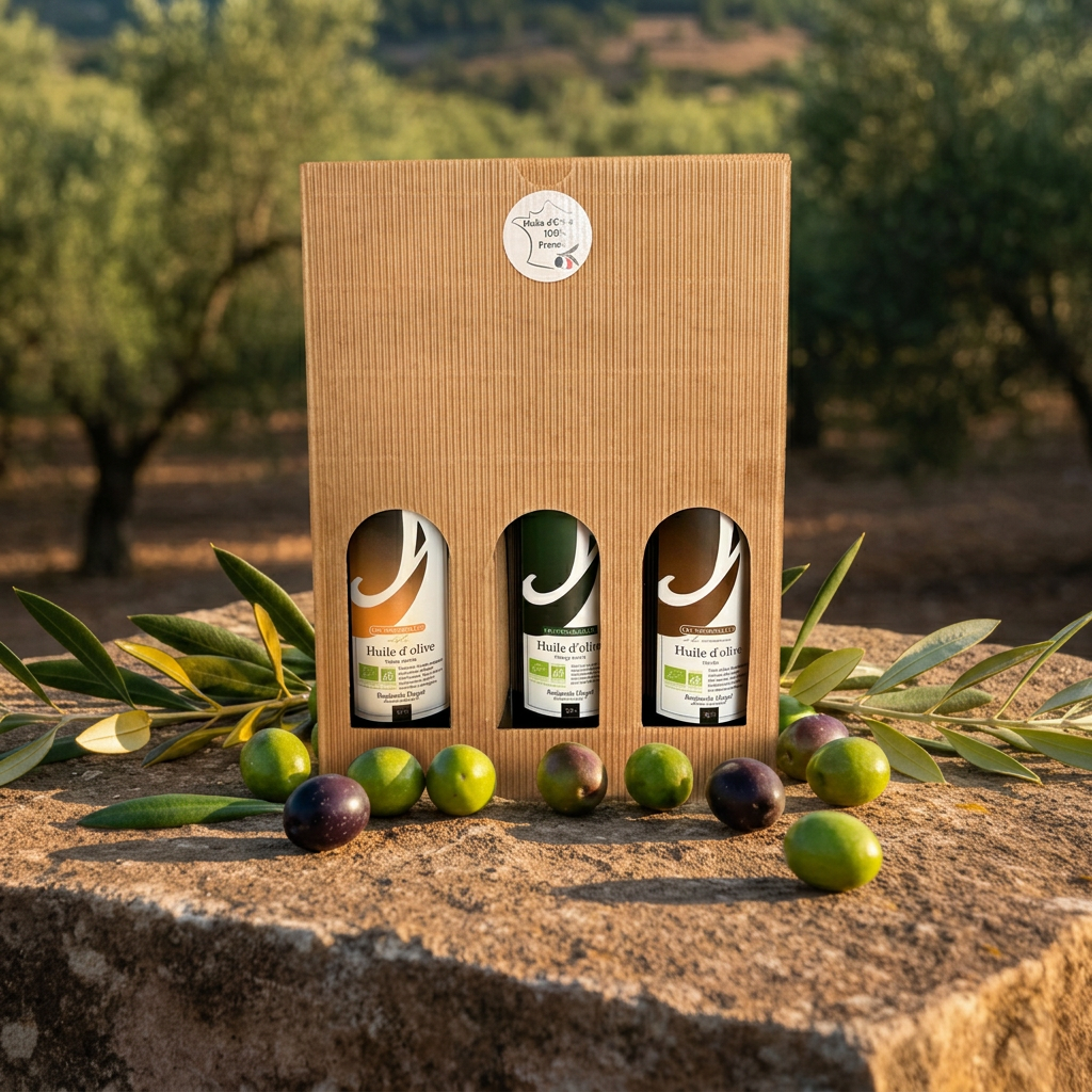 Coffrets 0,25cl Les Productions Flayol - Huile d'olive